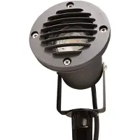 Deko-light Spot med jordspyd, Ø 10 cm, svart, svingbar, IP65