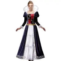 MOM Luksus Dronning Kvinne Kostyme