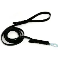 Alac Läderkoppel Svart 0,9*180cm