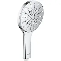 GROHE Rainshower SmartActive 130, Håndholdt dusjhode, Kromfarget, Vegg, 9,5 l/min