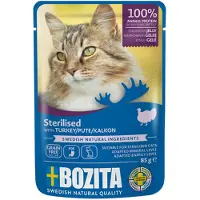 Bozita Biter Sterilised i gelé 12 x 85 g - Kalkun