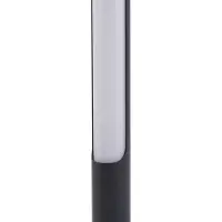 LINDBY LED oppladbar lampe Kompis, antrasitt, dimbar, IP54