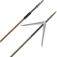 Salvimar Inox 17-4ph Sistema Vuoto 45 Degree Angle Dobbel Flopper Pneumatisk Spydskaft 7 Mm