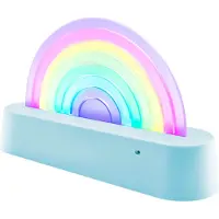 Lalarma Lampe - Dansing Rainbow - 18x11x4 cm - Blå - - OneSize - Lampe
