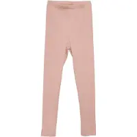 Minymo Leggings - Rib - Misty Rose - - 2 år (92) - Leggings