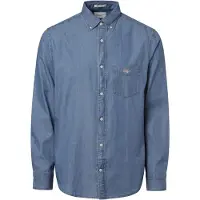 Gant for man. 3000400 Shirt Regular Fit blue (M), Casual, Cotton, Classic, Long sleeve