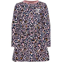Hummel Kjole - hmlMarie - Pale Mauve m. Leopard Mønster - - 1 år (80) - Kjole