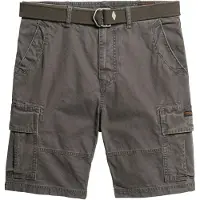 Superdry for man. M7110434A Cargo shorts Heavy grey (30), Casual, Cotton