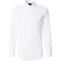 HUGO for man. 50482056 Kason Shirt white (41), Casual, Cotton, Long sleeve