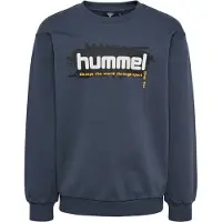 Hummel Collegegenser - HmlErik - Navy - - 5 år (110) - Collegegenser