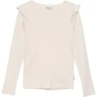 Minymo Genser - Rib - Frøperle - - 2 år (92) - Genser
