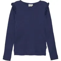 Minymo Genser - Rib - Dark Navy - - 2 år (92) - Genser