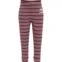 Hummel Leggings - HmlUnited Tights - Stripete - Woodrose - - 1½ år (86) - Leggings