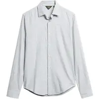 Superdry for man. M4010710A Cotton long sleeve grey dress shirt (M), Casual