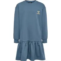 Hummel Kjole - hmlMalin - Blue Mirage - - 6 år (116) - Kjole