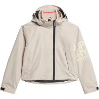Superdry for woman. W5011655A Embroidered windbreaker SD beige (XL), Casual, Polyester, Long sleeve