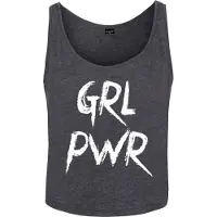 Miss Tee Grl Pwr Ermeløs T-skjorte