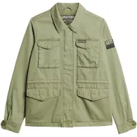 Superdry for woman. W5011671A Military jacket M65 green (S), Casual, Cotton, Long sleeve