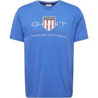Gant for man. 2003199 Archive Shield T-shirt blue (3XL), Casual, Cotton, Short sleeve