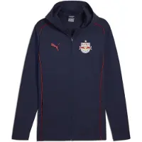 Puma FC Red Bull Salzburg Casuals Hooded Jacket Men, Clothing, Navy/Red, M