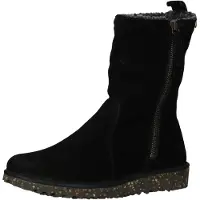 El naturalista for woman. 256331010005_001 Leather boots N5633 Silk Suede black (42), Flat, Zip, Casual