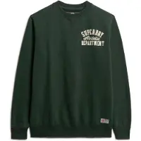 Superdry for man. M2013834A Vintage Athletic Crew Sweatshirt green (XXL), Casual, Cotton