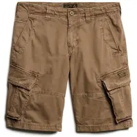 Superdry for man. M7110433A Cargo shorts Core brown (32), Casual, Cotton