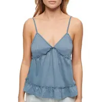 Superdry Tiered Jersey Cami Ermeløs Bluse
