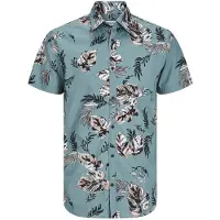 Jack & Jones Oshua Floral Kortarmet Skjorte
