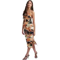 Superdry Vintage Midi Halter Slip Ermeløs Kjole