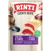Rinti Light Prey 10 x 400 g - Rent storfekjøtt og and