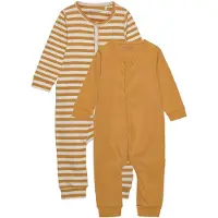 Minymo Jumpsuit - 2-pack - Amber Gold - - 56 - Jumpsuit