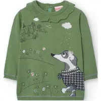 Boboli Knitwear Kjole Med Lange Ermer