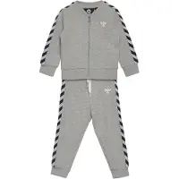 Hummel Joggedress - HMLBille - Grå Melert - - 74 - Joggedress