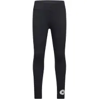 Converse Leggings - Ordmerke - Svart m. Logo - - 8-10 år (128-140) - Leggings