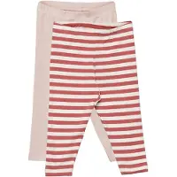 Minymo Leggings - 2-pack - Canyon Rose - - 2 år (92) - Leggings