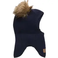 Mikk-Line Balaclava - Ull - Blue Nights m. Dusk - - 62/68 - Balaclava - enkel