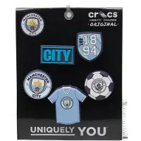 Crocs Anheng - Manchester City - 5-pack - - OneSize - Tilbehør