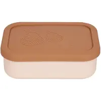 OYOY Matboks - Yummy+ - Small - 700 ml - Rose/Fudge - - OneSize - Matboks