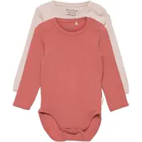 Minymo Body I/e - Rib - 2-pack - Canyon Rose - - 56 - Langermet Body