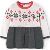 Boboli Knitwear Kjole Med Lange Ermer