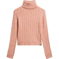 Superdry Fitted Cable Genser Med Høy Hals
