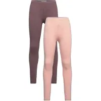 Minymo Leggings - 2-pack - Misty Rose - - 12 år (152) - Leggings