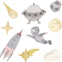 That's Mine Wallstickers - Spacetime - Multi - - OneSize - Veggklistremerker