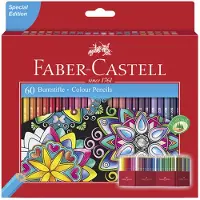 Faber-Castell CASTLE Special Edition - Fargeblyant - assorterte skinnende farger (en pakke 60)