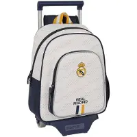 Safta Real Madrid 23/24 34x28x10 Cm 10l Ryggsekk Med Hjul