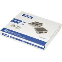 Milan Aluminium Boks Med 20 Doble Blyantspisser