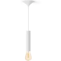 Philips Pakke: Stor Hvit Pendeledning For Filament-pærer + Varm Til Kald Hvit Filament St72 Edison-pære