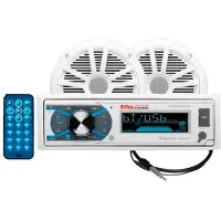 Boss Audio Systems Mr632uab+2 Mr6-høyttalere+mrant10-pakke