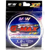 M&w International G-max 300 M Flettet Fiskesnøre